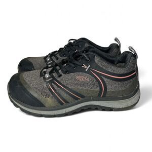 KEEN Utility Women's Sedona Pulse Low aluminum toe work shoes 7  Raven / Rose